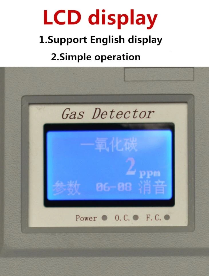 Fixed Wall Mounted H2 Hydrogen Gas Detector With 220V Power